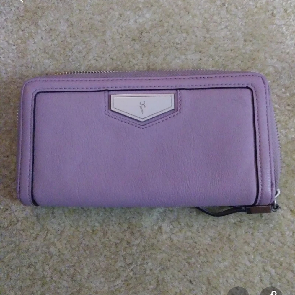 Simply Vera Big Wallet Leather Lavender Vera Wang